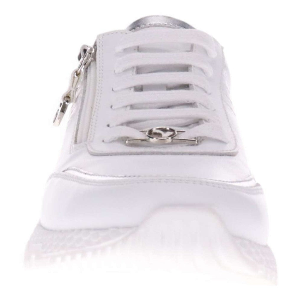 Revere Sapporo Zip Cushioned Support Women's Sneaker - White - Product View - 5