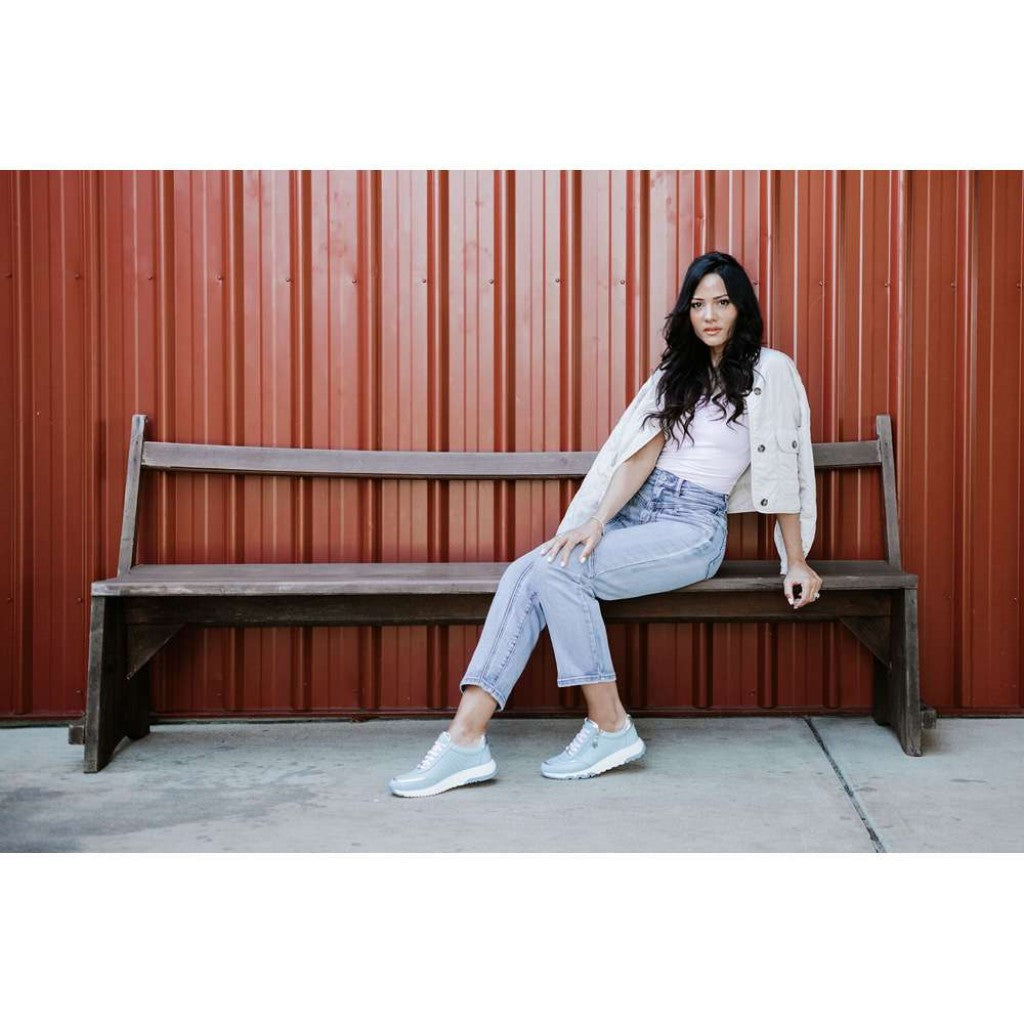 Revere Sapporo Zip Cushioned Support Women's Sneaker - White - Product View - 6