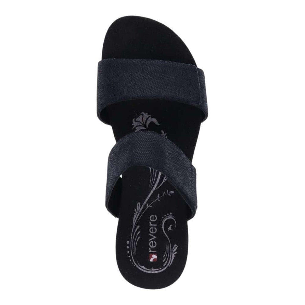 Revere Sorrento Wedge - Black Angle - Product View - 4