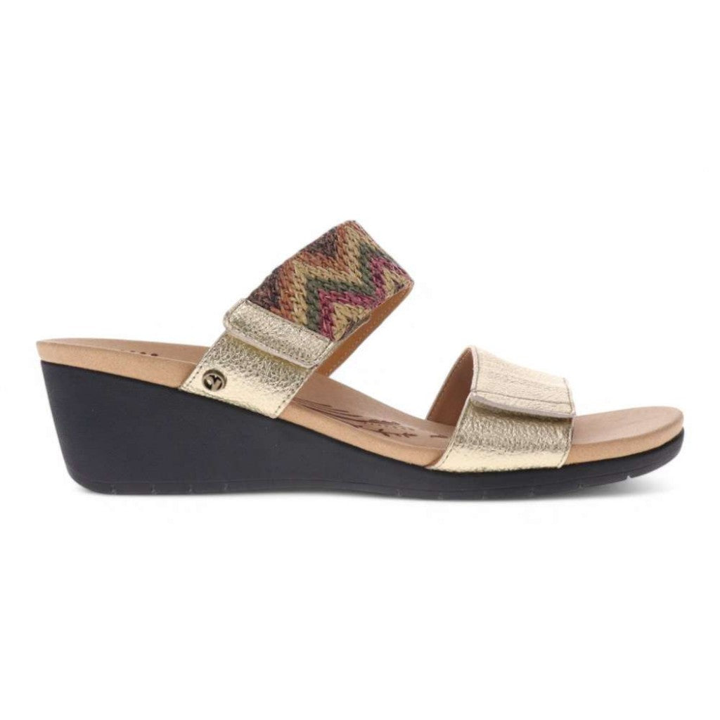 Revere Sorrento Wedge - Gold Multi - Product View - 2