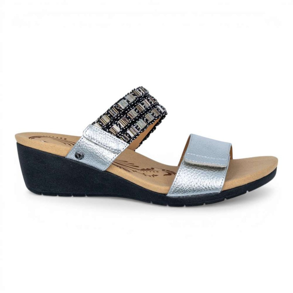 Revere Sorrento Wedge - Silver Multi - Product View - 2