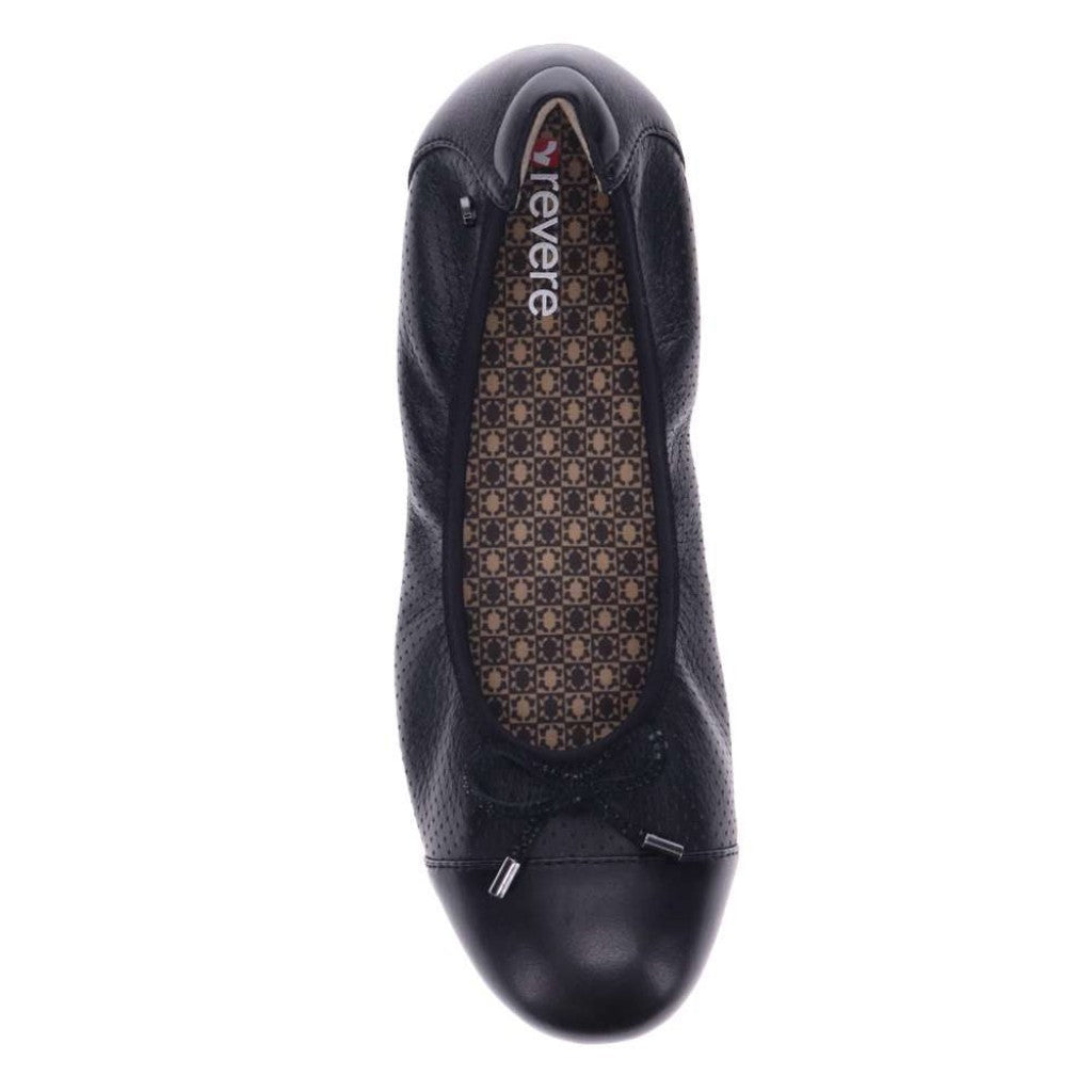 Revere St. Barts Ballet Supportive Women's Flat - Black French - Product View - 4