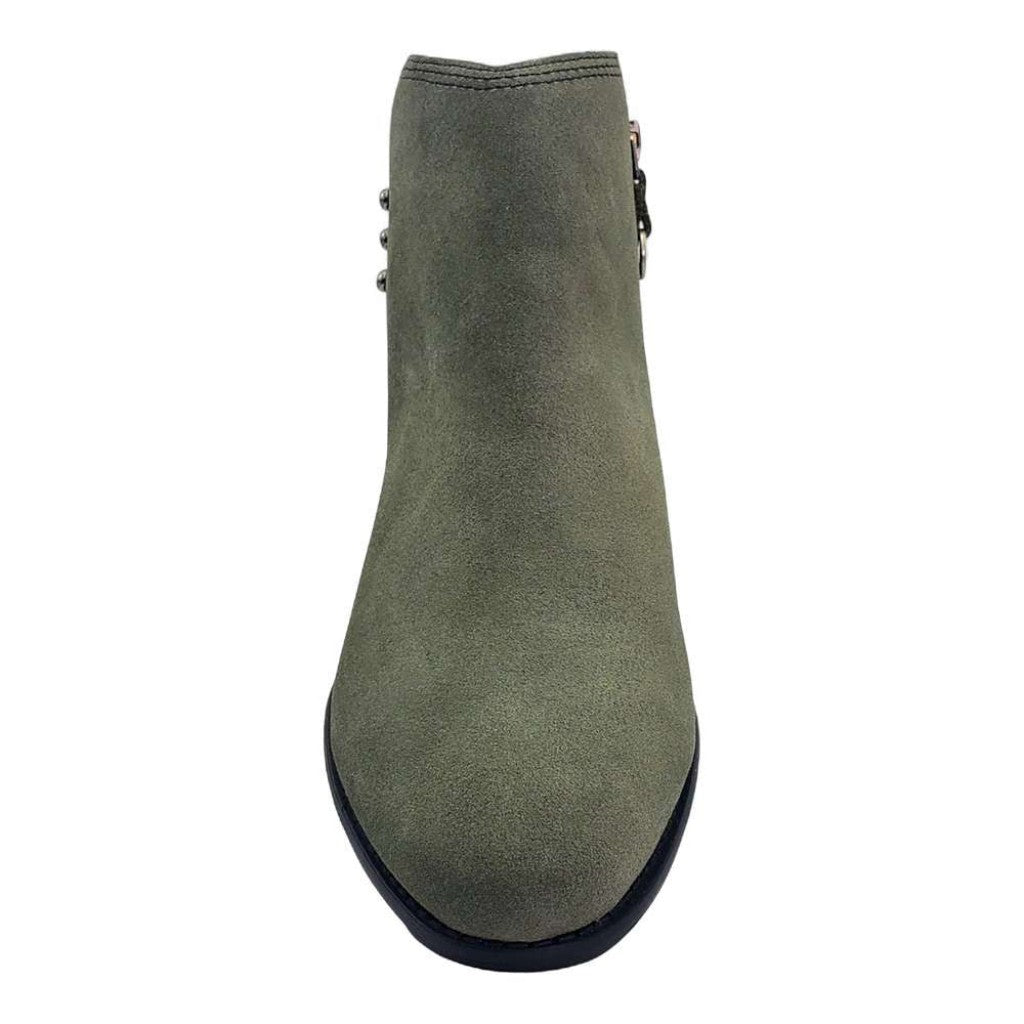 Revere Tiko Ankle Bootie Comfort & Support Women's Boot - Moss Suede - Product View - 5