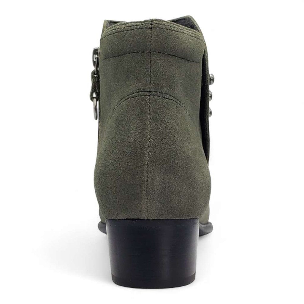 Revere Tiko Ankle Bootie Comfort & Support Women's Boot - Moss Suede - Product View - 6