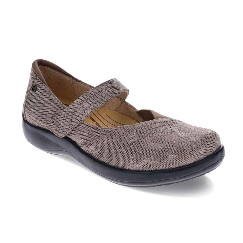 Revere Timaru Mary-Jane Supportive Cushioned Women's Flat - Champagne Angle - Product View - 1