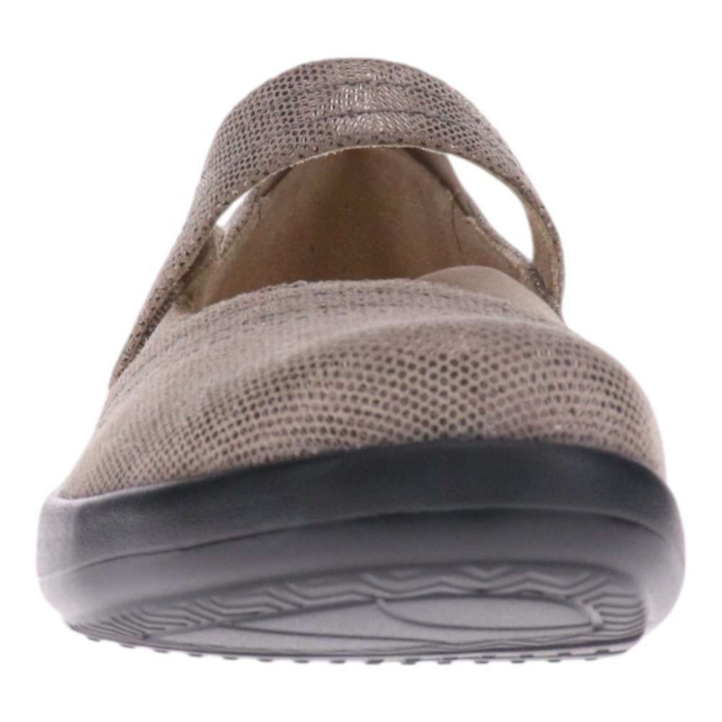 Revere Timaru Mary-Jane Supportive Cushioned Women's Flat - Champagne Angle - Product View - 5