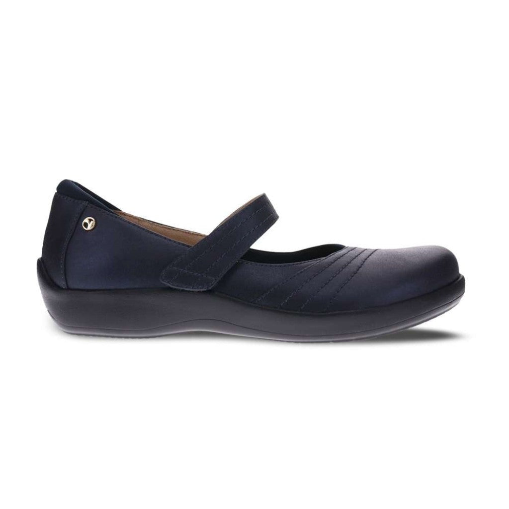 Revere Timaru Mary-Jane Supportive Cushioned Women's Flat - Sapphire - Product View - 2