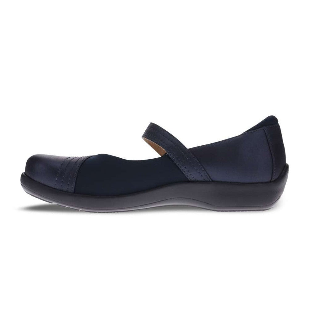Revere Timaru Mary-Jane Supportive Cushioned Women's Flat - Sapphire - Product View - 3