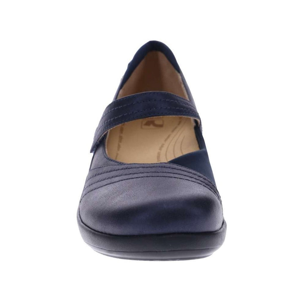 Revere Timaru Mary-Jane Supportive Cushioned Women's Flat - Sapphire - Product View - 5