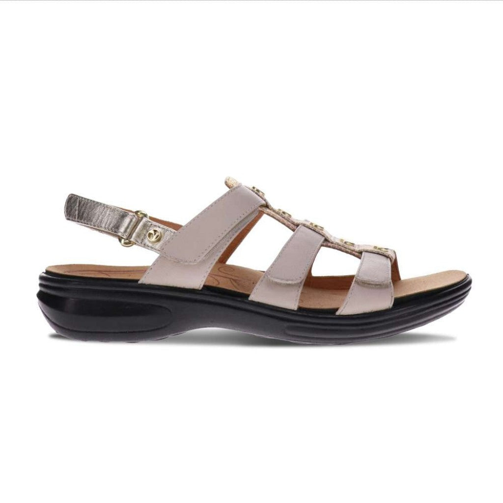 Revere Toledo Slingback Women's Sandal - Mixed Metallic - Product View - 2