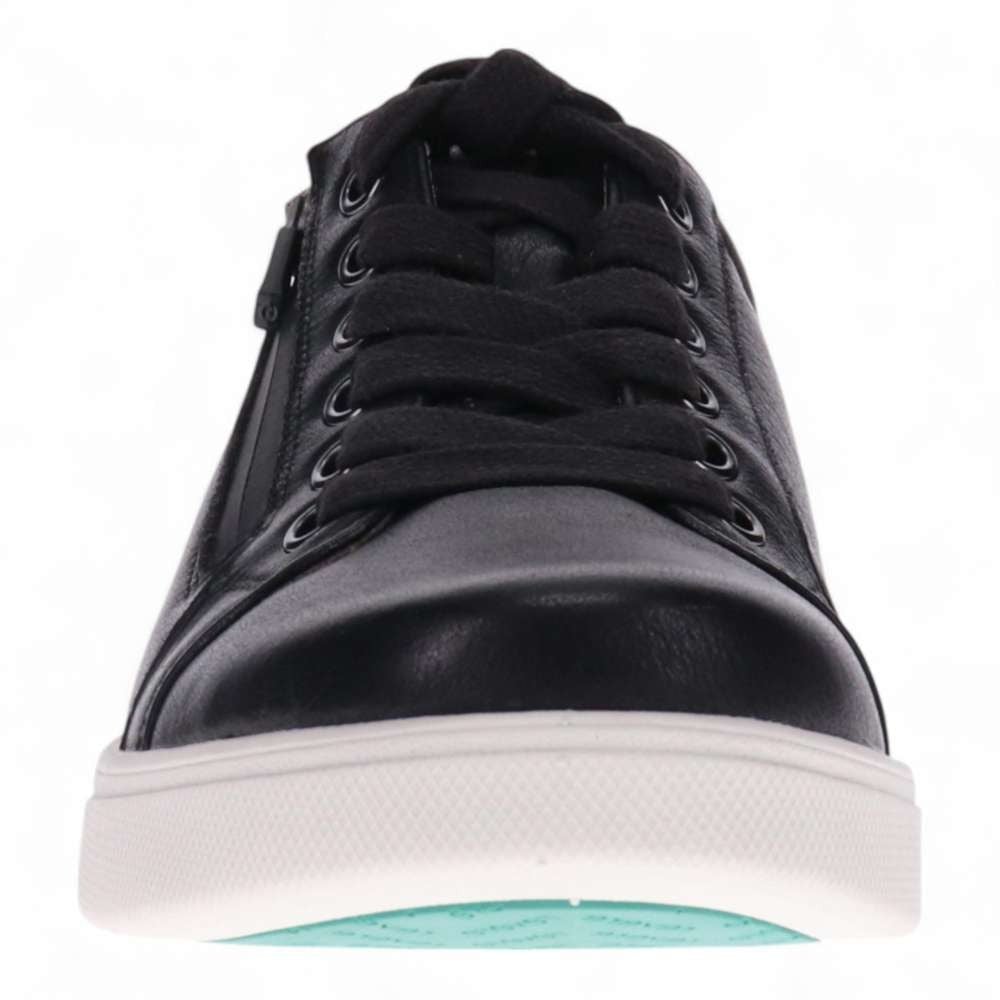 Revere Women's Brisbane Zip Casual Sneaker - Black - Product View - 5