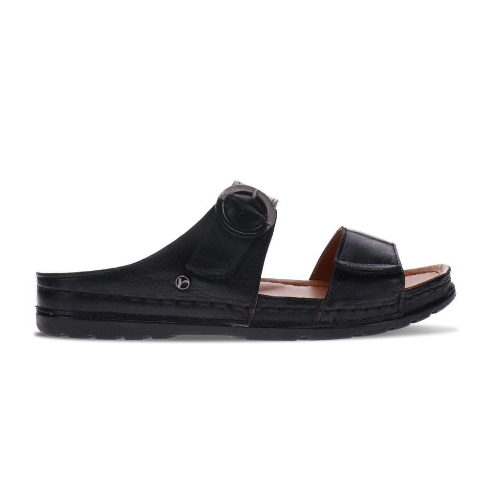Revere Women's Palma Sandal - Black - Product View - 2