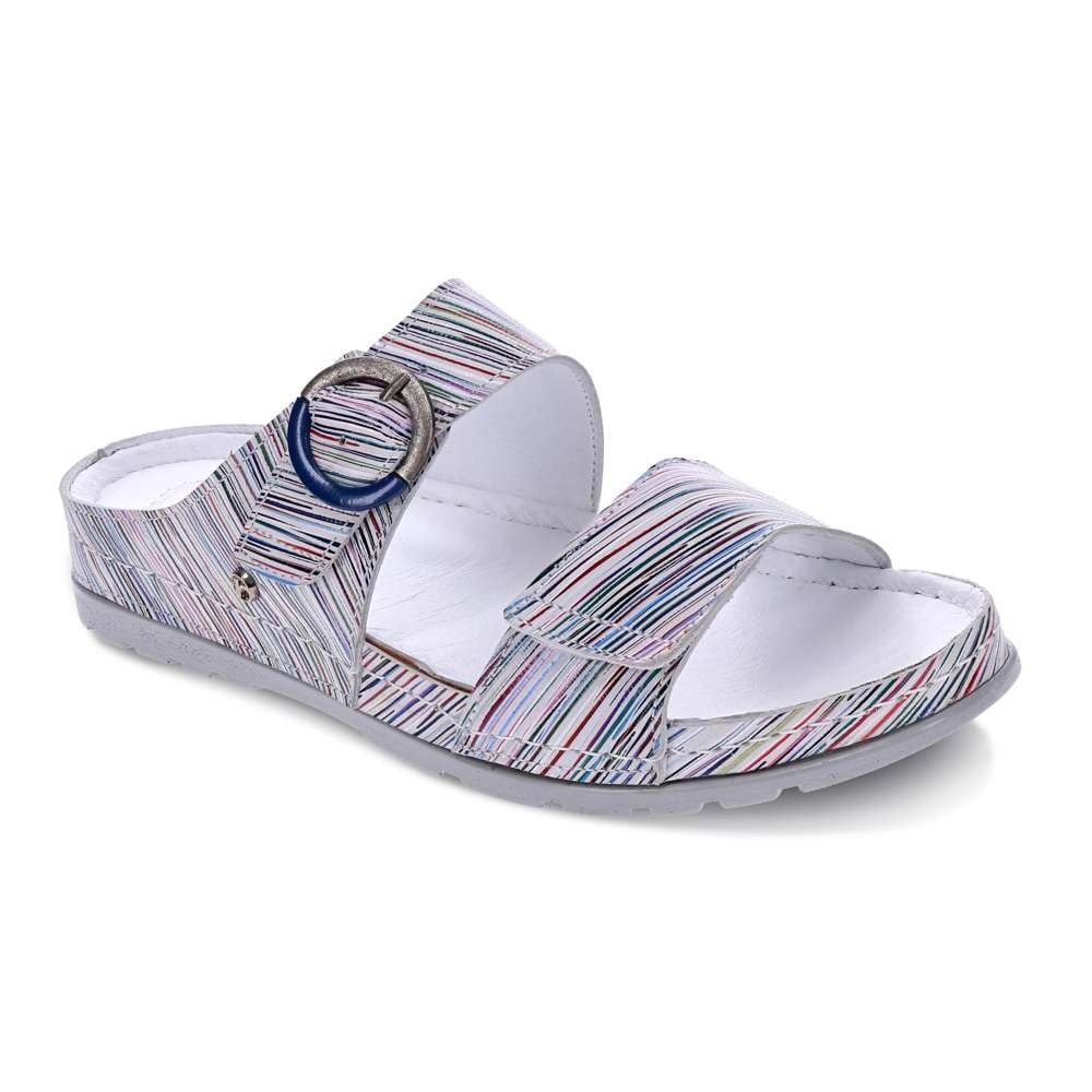 Revere Women's Palma Sandal - Summer Stripe - Product View - 1