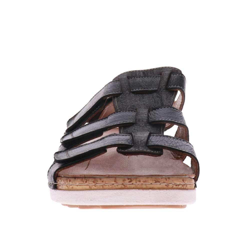 Revere Women's Santorini Gladiator Sandal - Black - Product View - 5