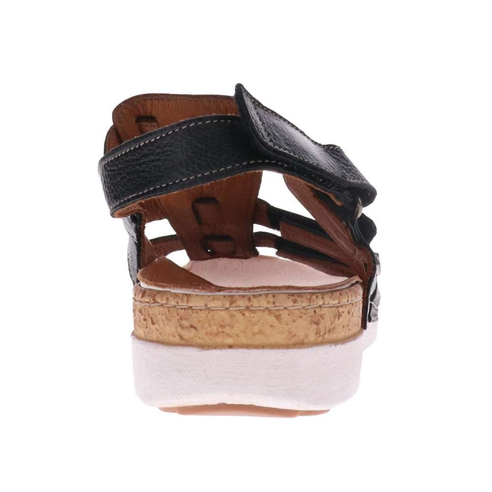 Revere Women's Santorini Gladiator Sandal - Black - Product View - 8