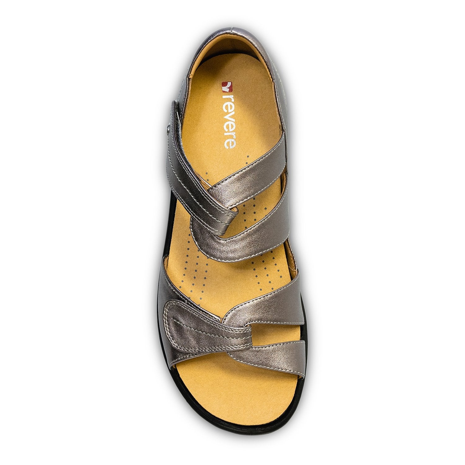 Revere Geneva - Women's sandal - Geneva Gunmetal Top