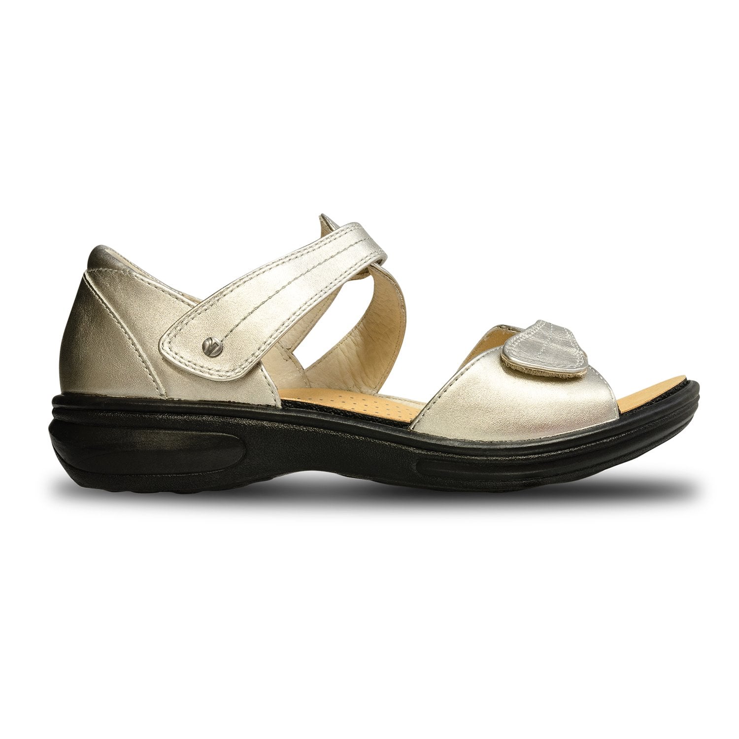 Revere Geneva - Women's sandal - Geneva Pewter Side