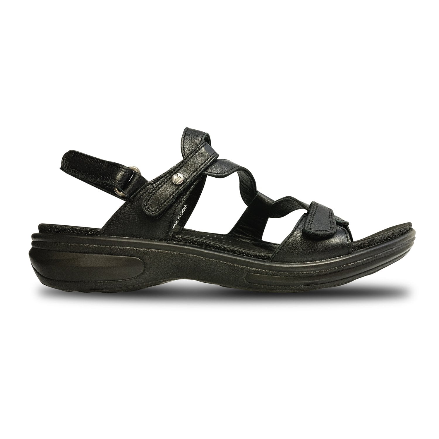 Revere Miami - Women's Adjustable Sandal - Miami Black Side