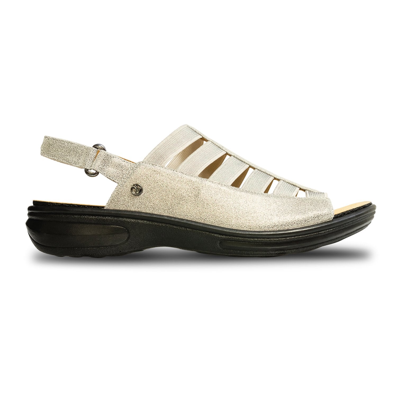 Revere Olympia - Women's Backstrap Sandal - Olympia Gold Wash Side
