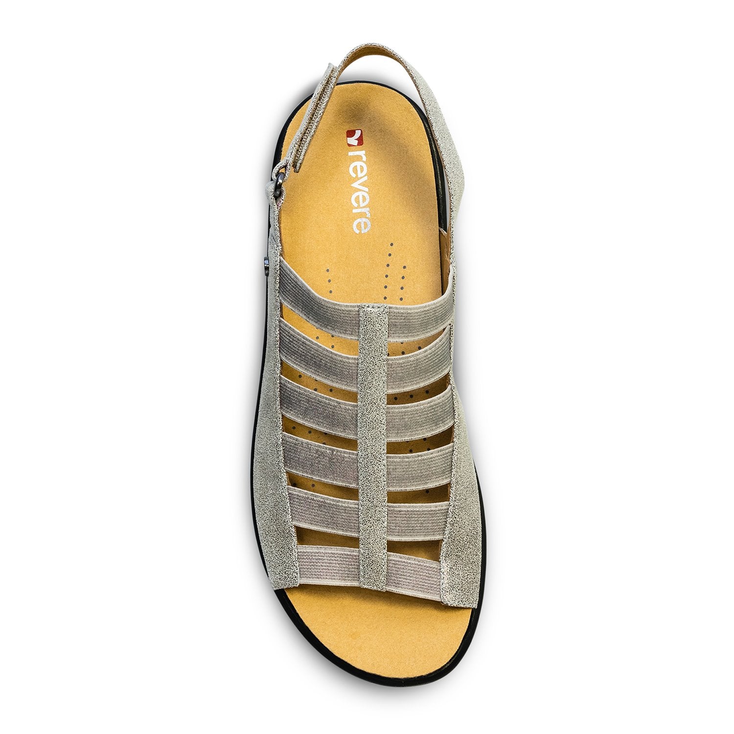 Revere Olympia - Women's Backstrap Sandal - Olympia Gold Wash Top