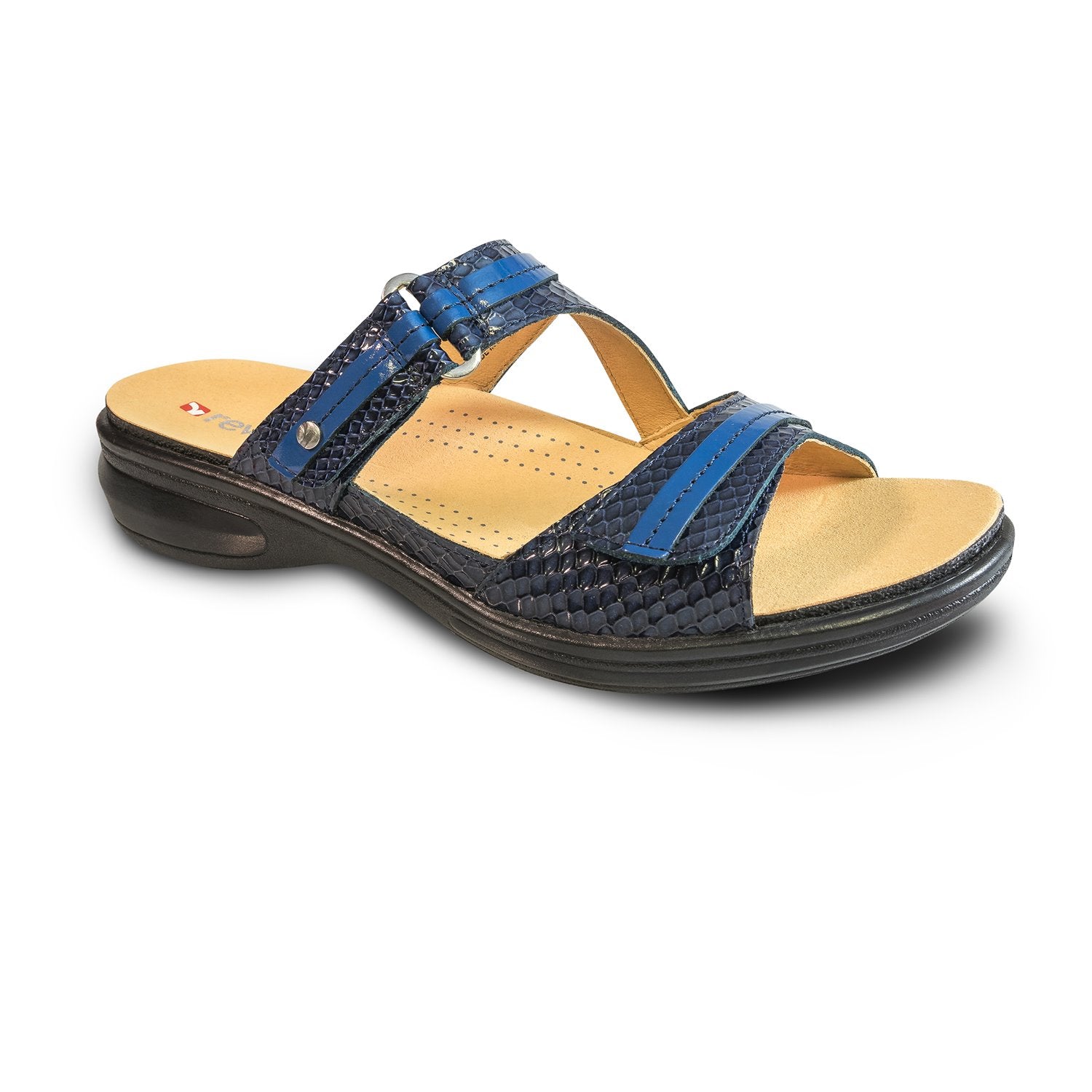 Revere Rio - Women's Adjustable Slide - Rio Navy Snake