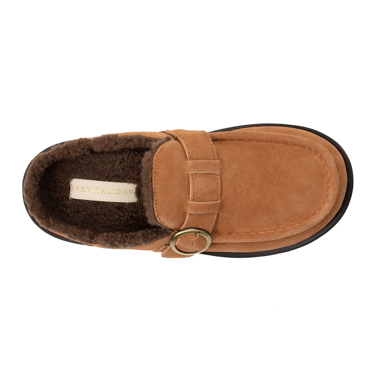 Revitalign Alpine Snug Women's Buckle Clog - Toffee