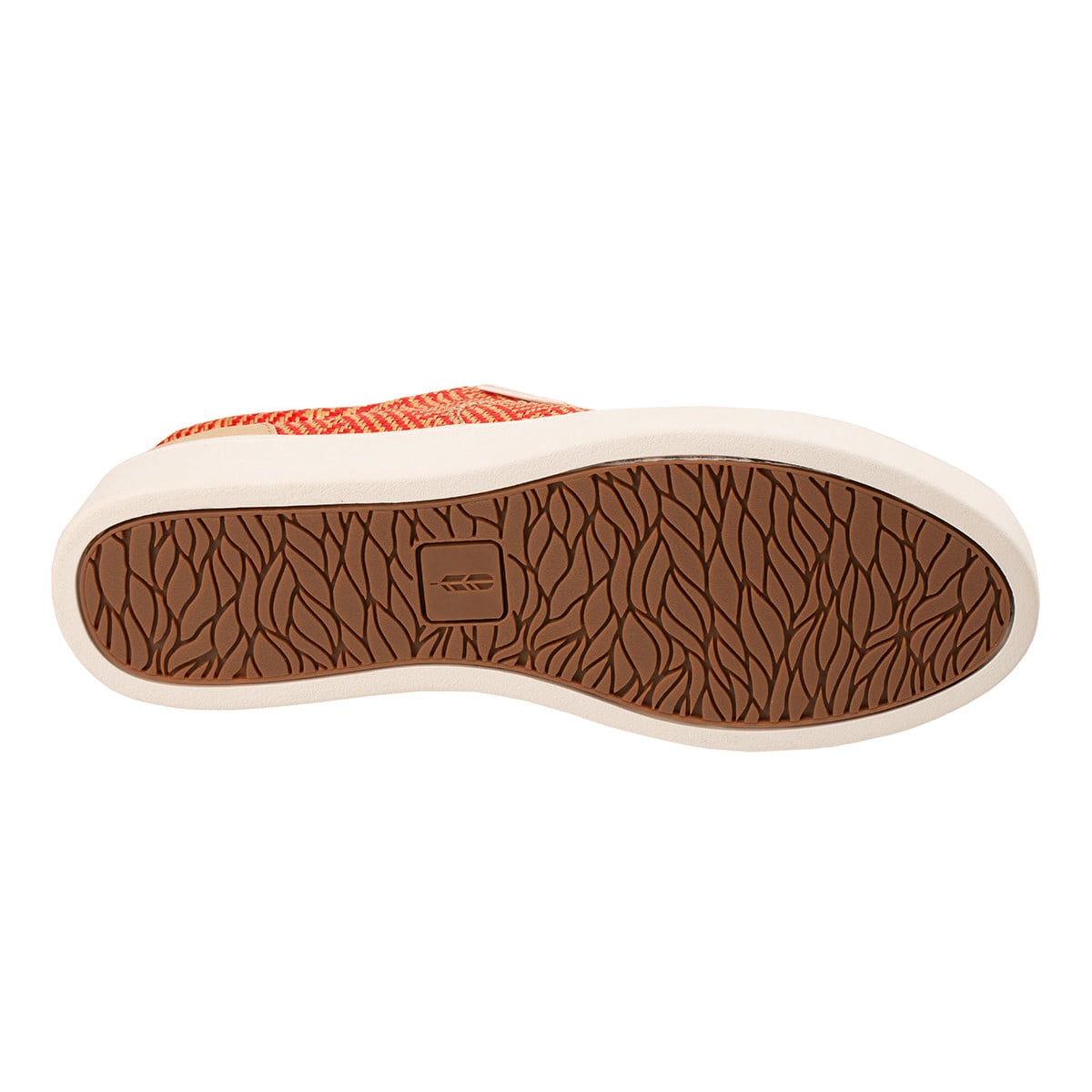 Revitalign Amalfi Women's Woven Lace-Up Sneaker - Blazing Red/Natural