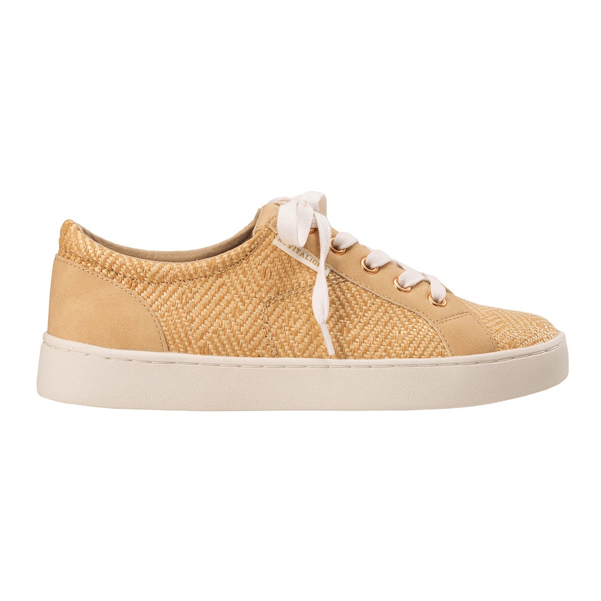 Revitalign Amalfi Women's Woven Lace-Up Sneaker - Tan