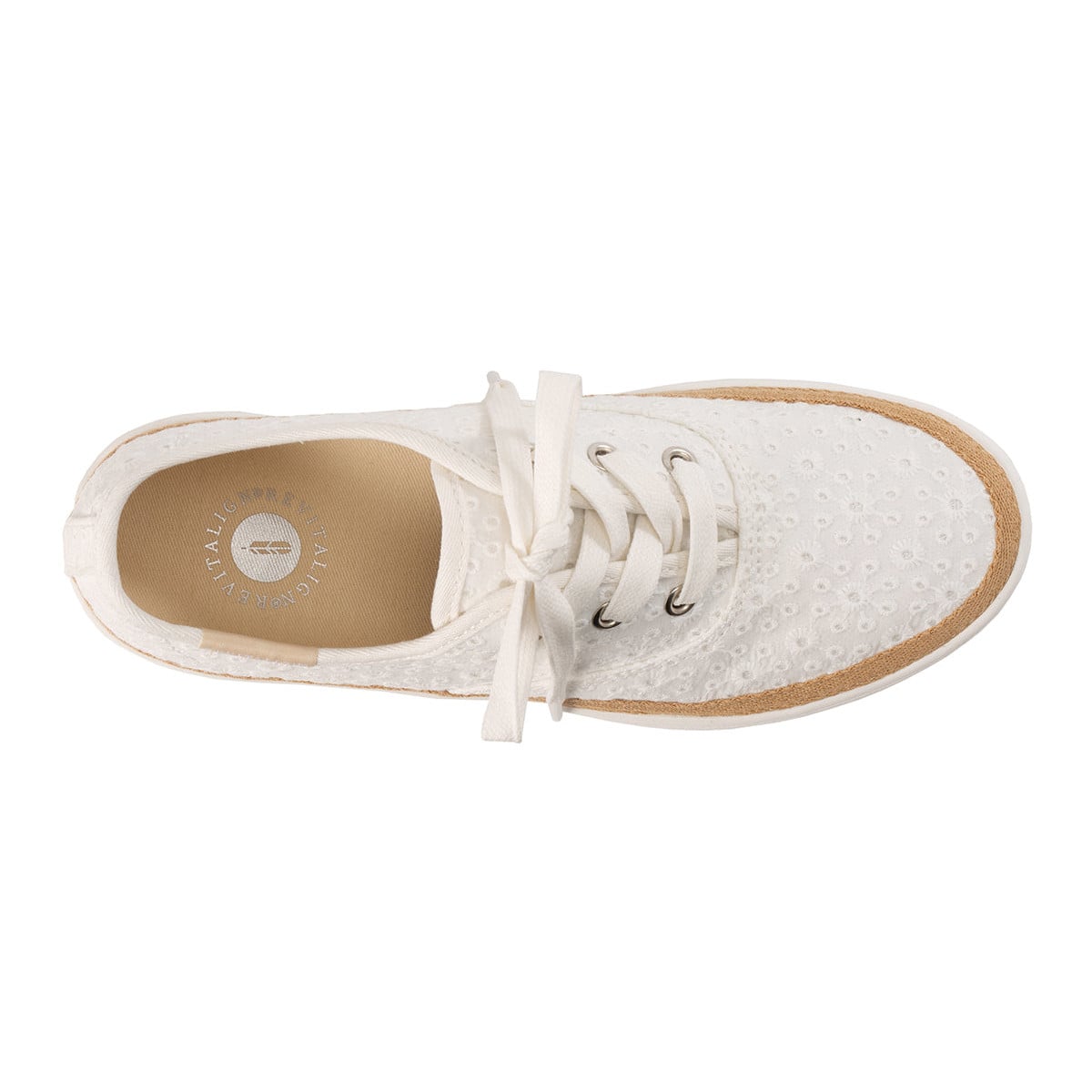 Revitalign Aster Women's Lace-Up Sneaker - White
