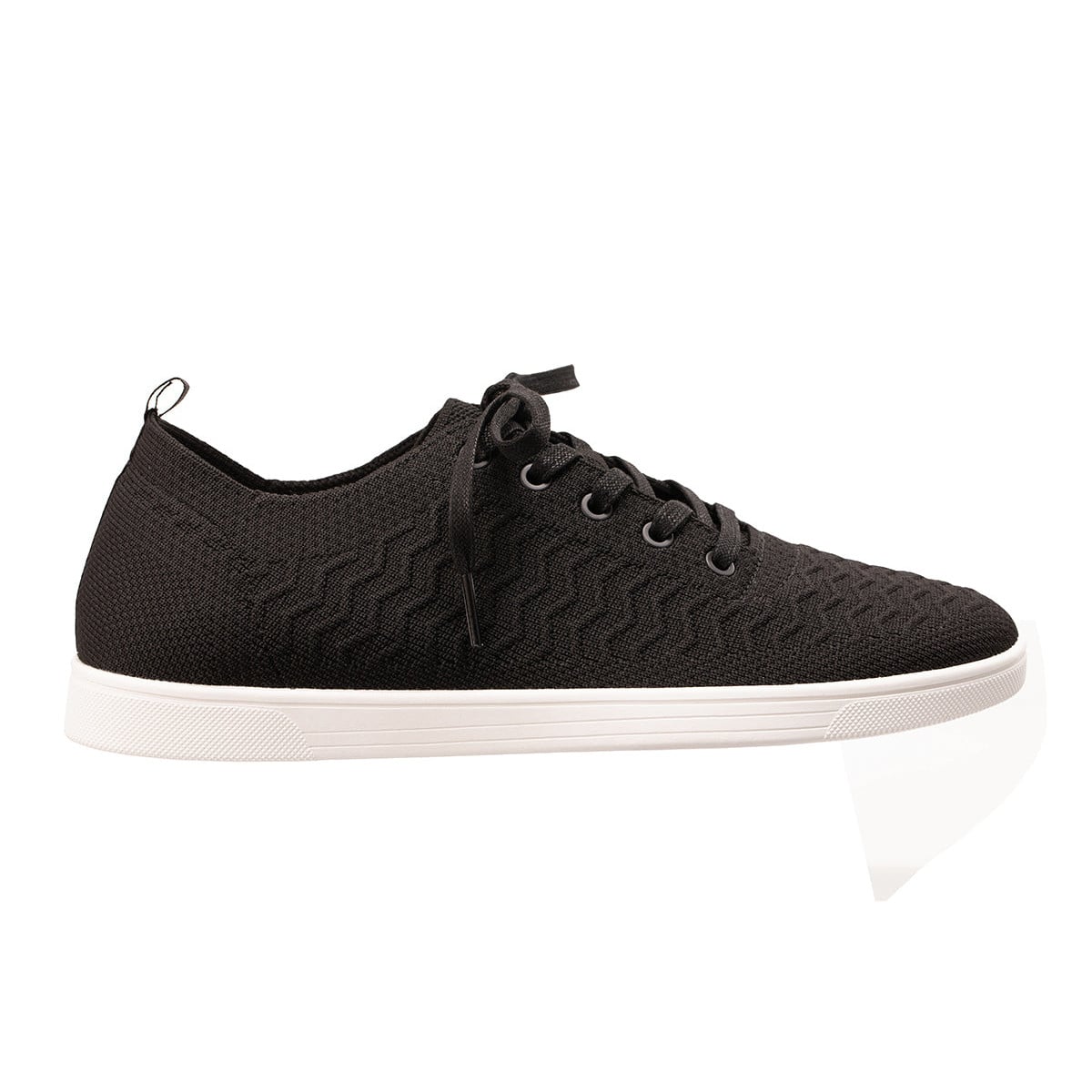 Revitalign Captain Stretch Women's Lace-Up Sneaker - Black