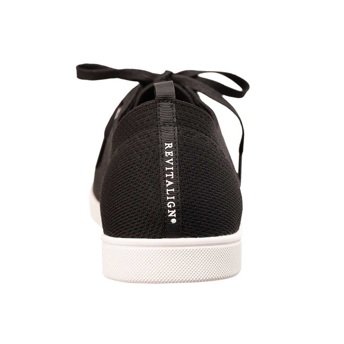 Revitalign Captain Stretch Women's Lace-Up Sneaker - Black