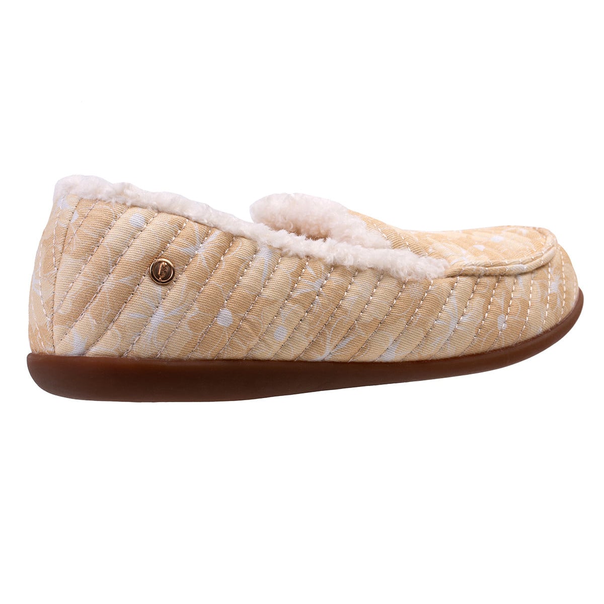 Revitalign Cedar Women's Cozy Textile Slipper - Almond Buff