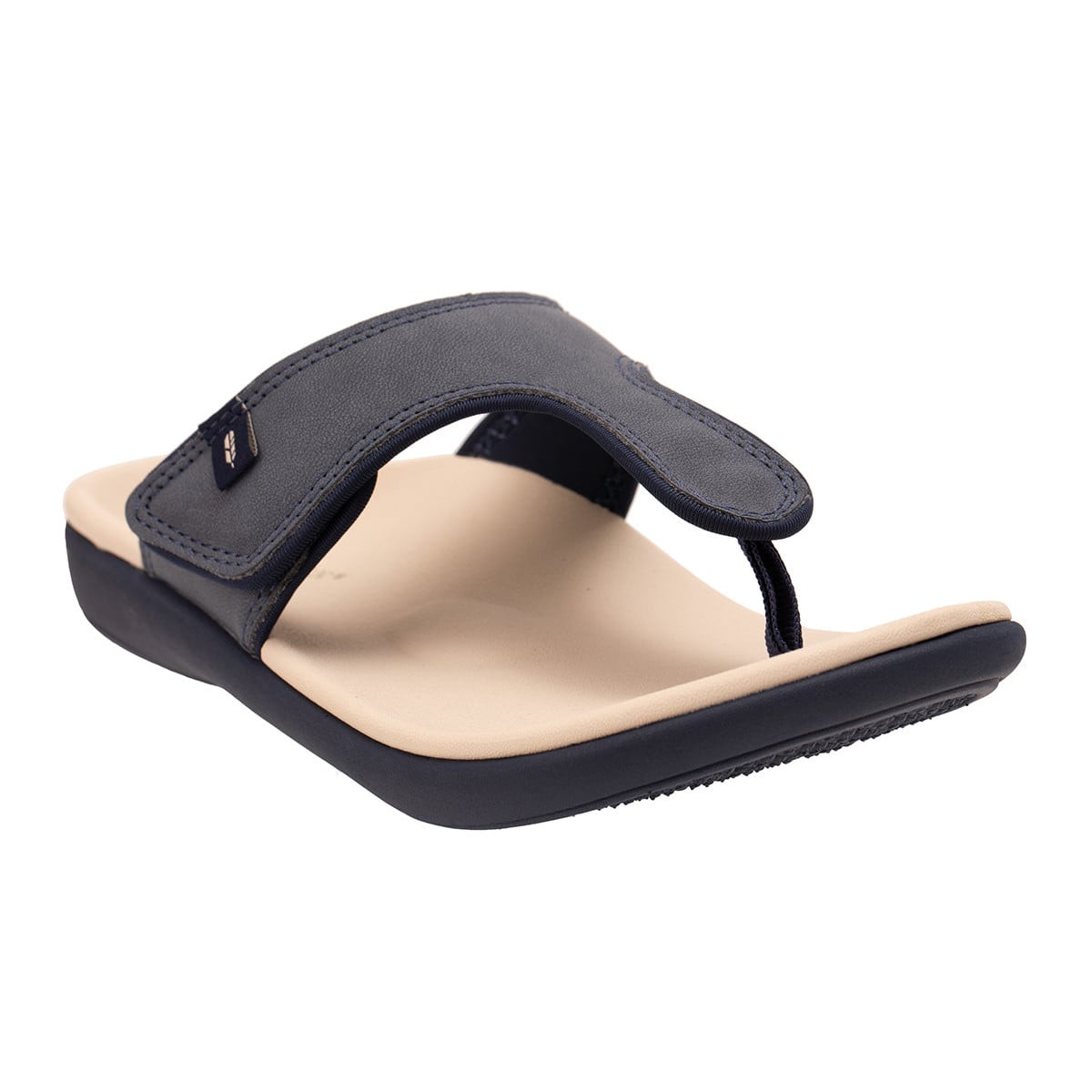 Revitalign Coco Women's Adjustable T-Strap Sandal - Navy
