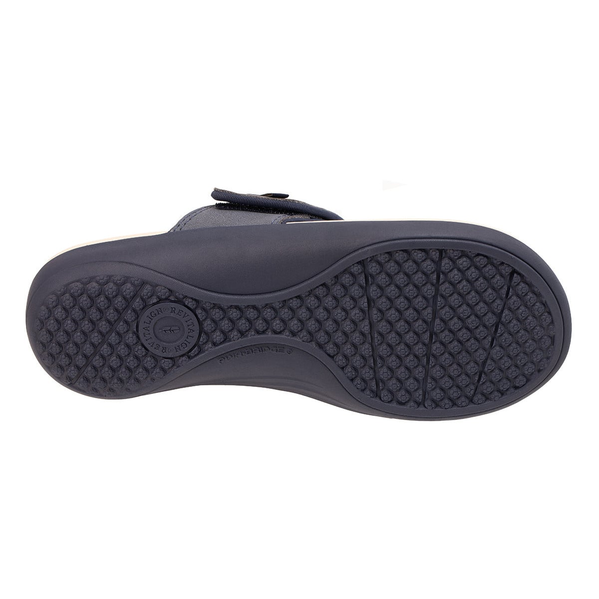 Revitalign Coco Women's Adjustable T-Strap Sandal - Navy