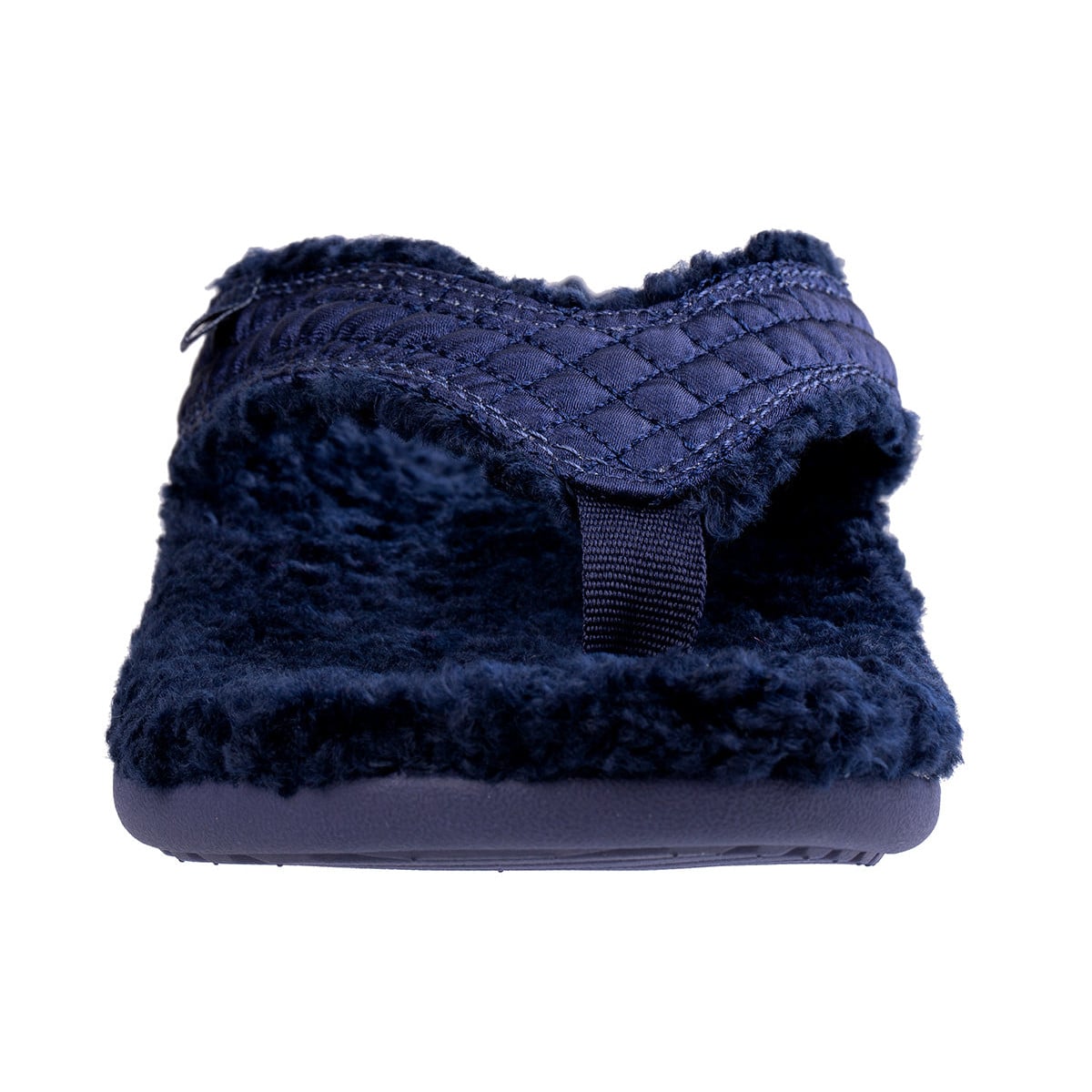 Revitalign Coco Satin Women's Toe-Post Slipper - Peacoat