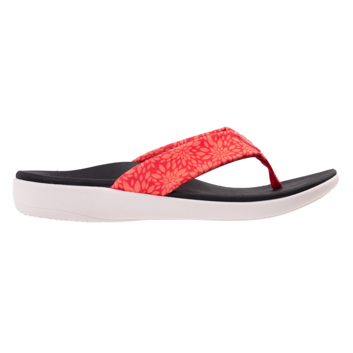 Revitalign Dahlia Women's Floral Print Flip-Flop Sandal - Watermelon