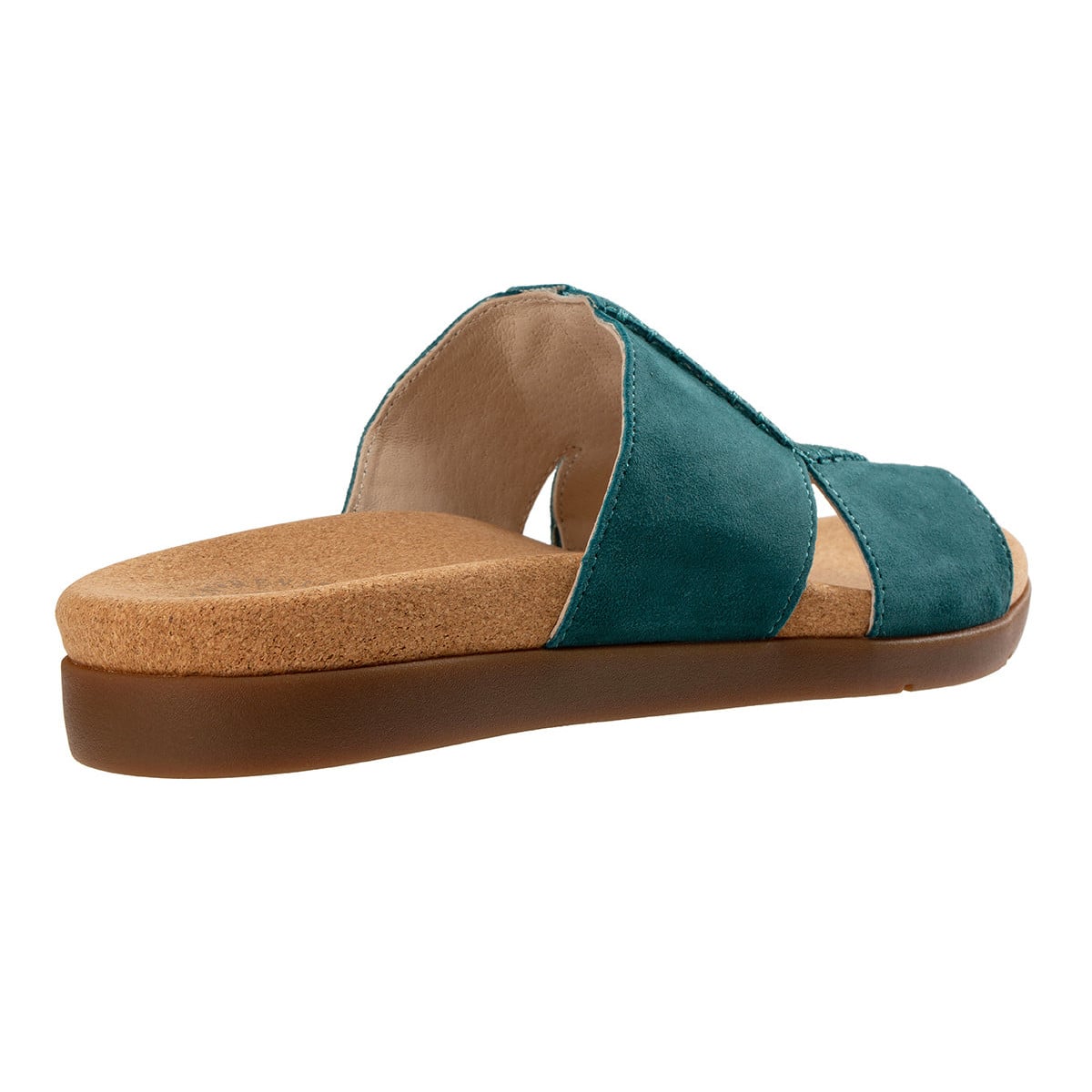 Revitalign Dolce Women's Suede Slide Sandal - Spruce Green