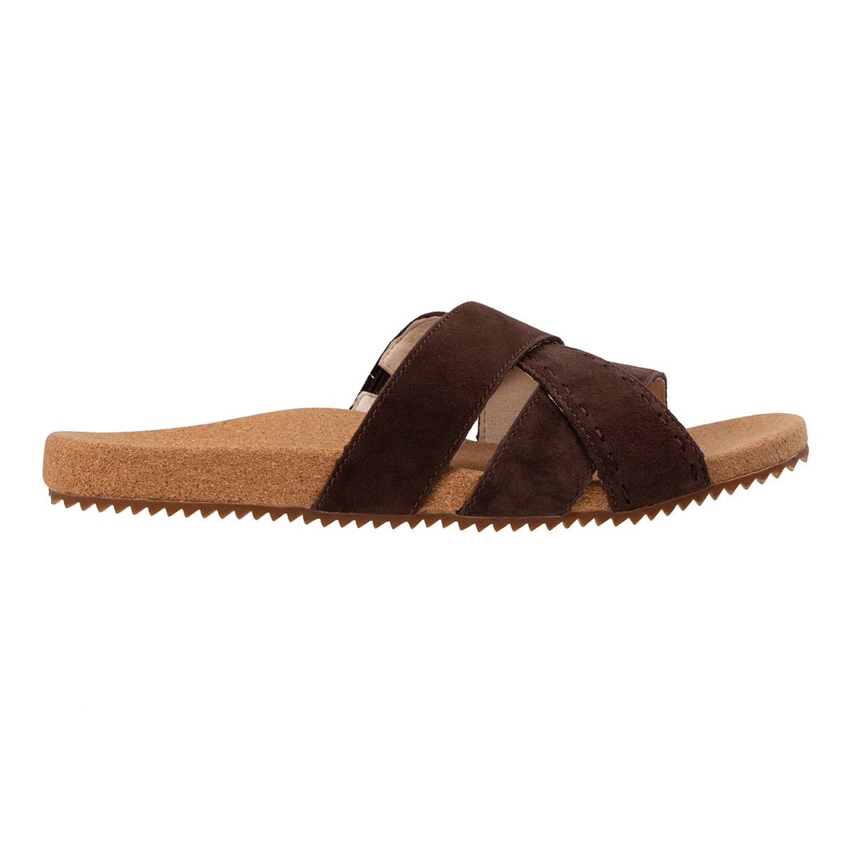Revitalign Eden Women's Suede Slide Sandal - Java