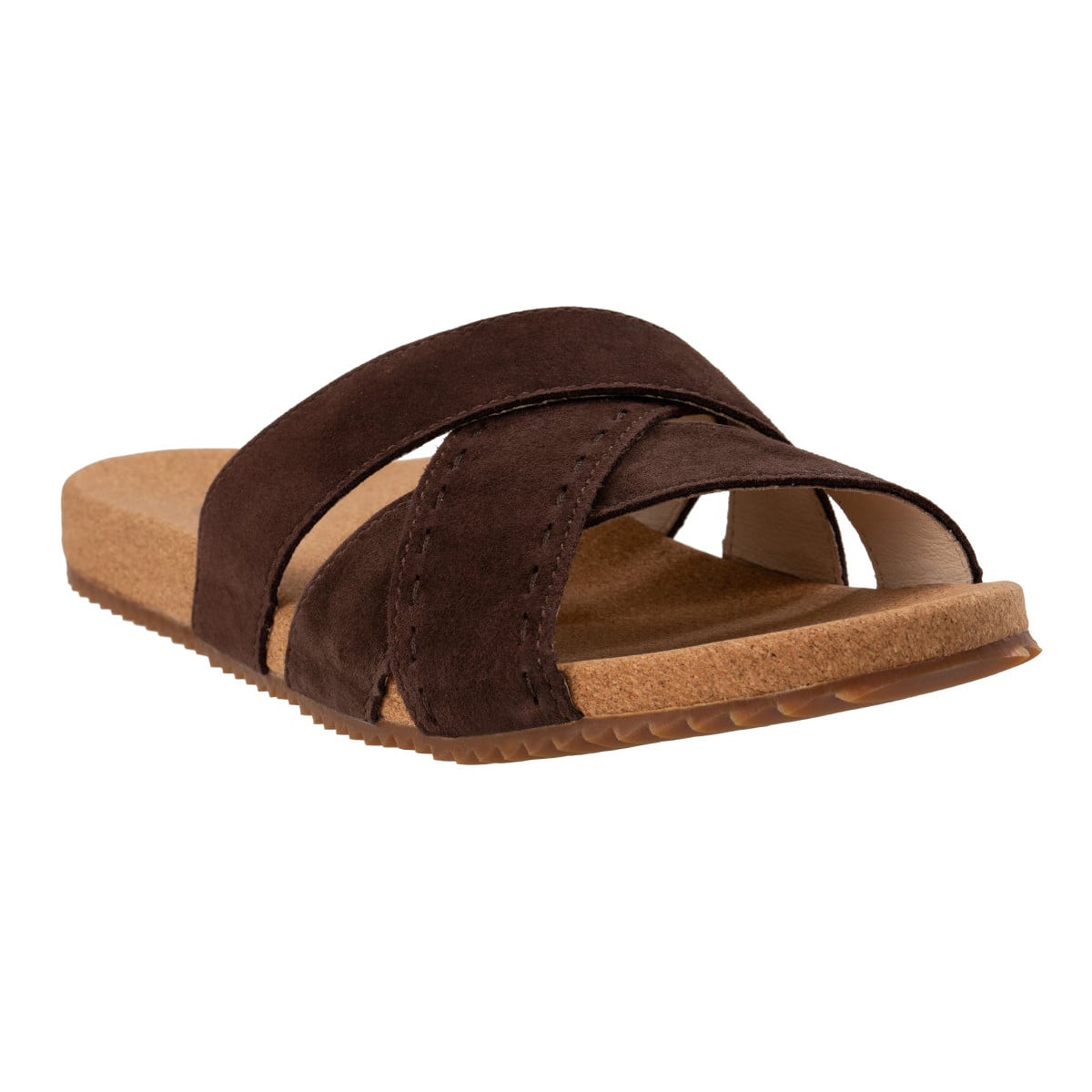 Revitalign Eden Women's Suede Slide Sandal - Java