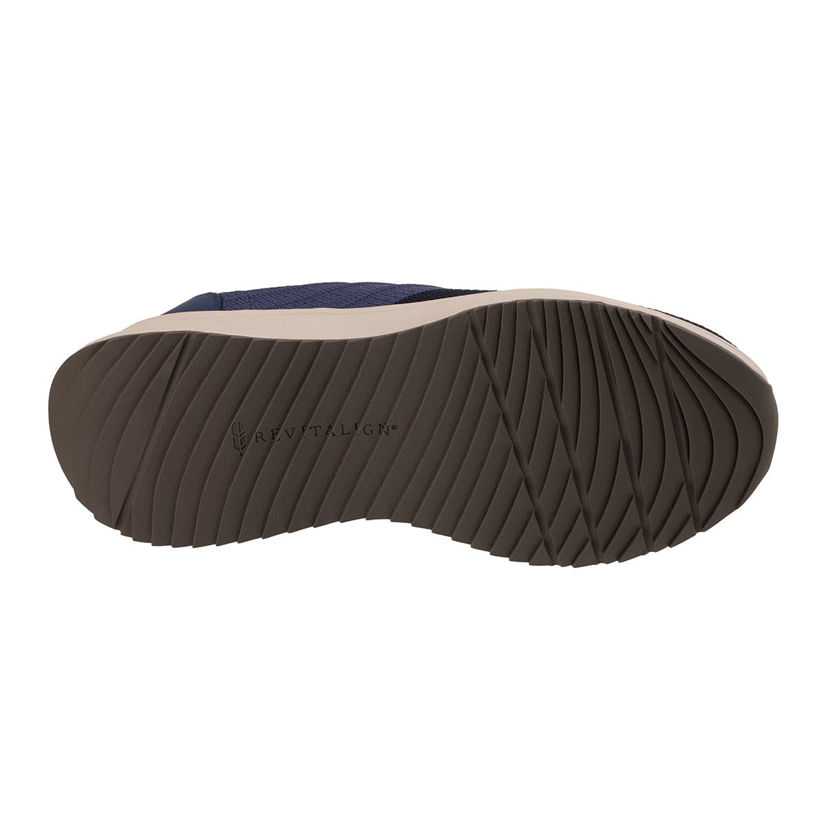 Revitalign Ella Women's Knit Slip-On Walking Sneaker - Navy
