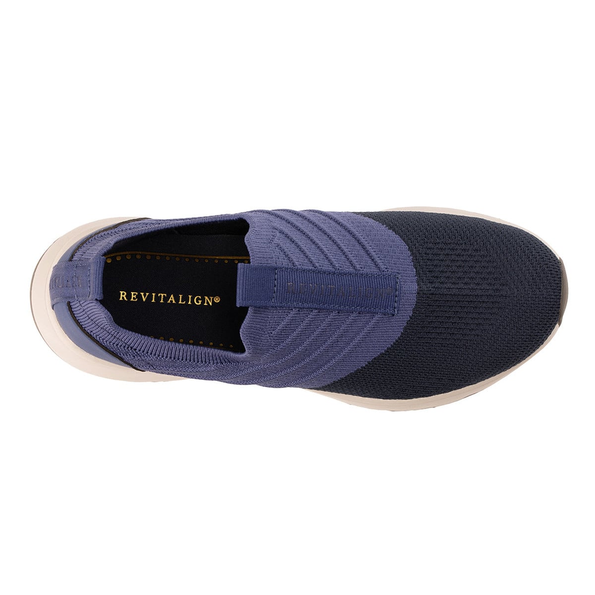 Revitalign Ella Women's Knit Slip-On Walking Sneaker - Navy