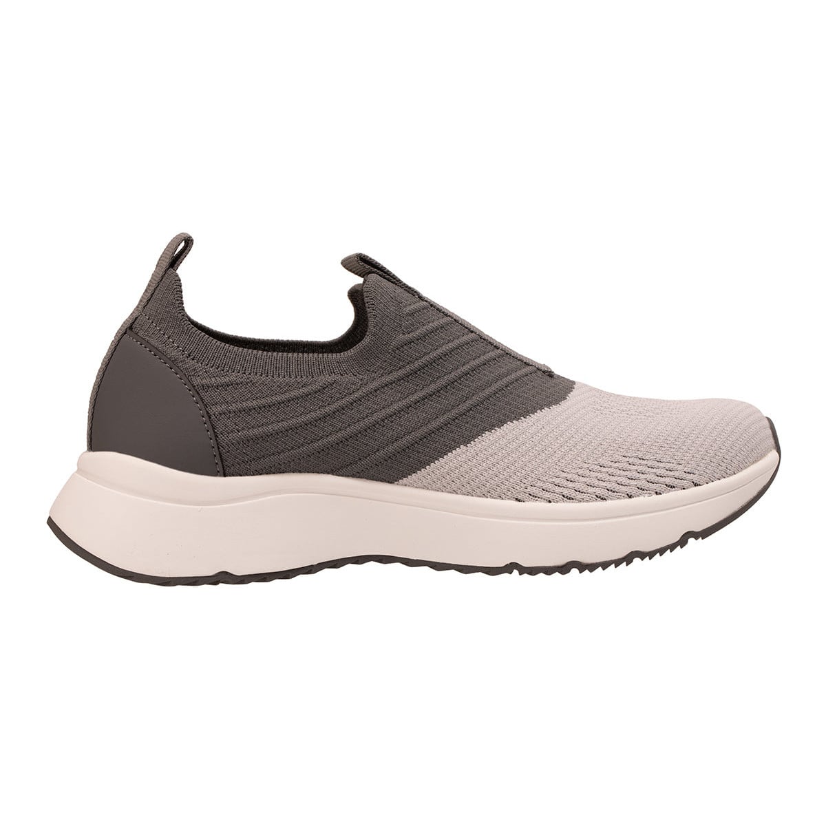 Revitalign Ella Women's Knit Slip-On Walking Sneaker - Stone