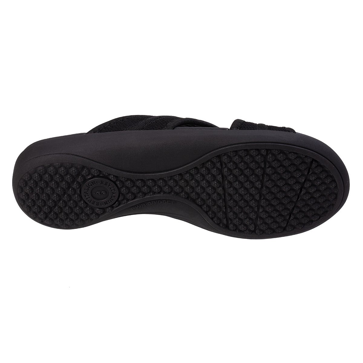 Revitalign Energize Women's Sport Mesh Slide Sandal - Black