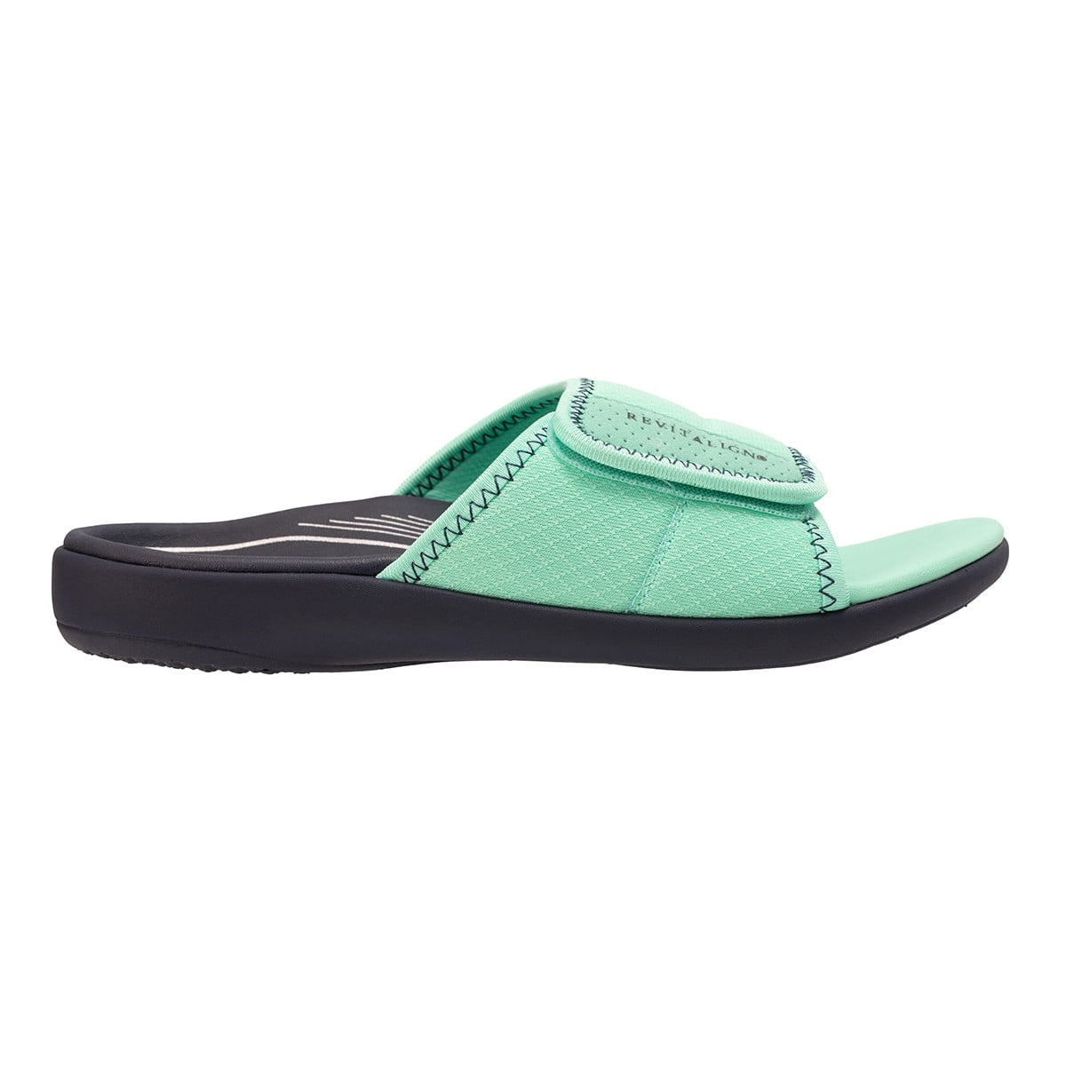 Revitalign Energized Women's Adjustable Mesh Slide Sandal - Mint
