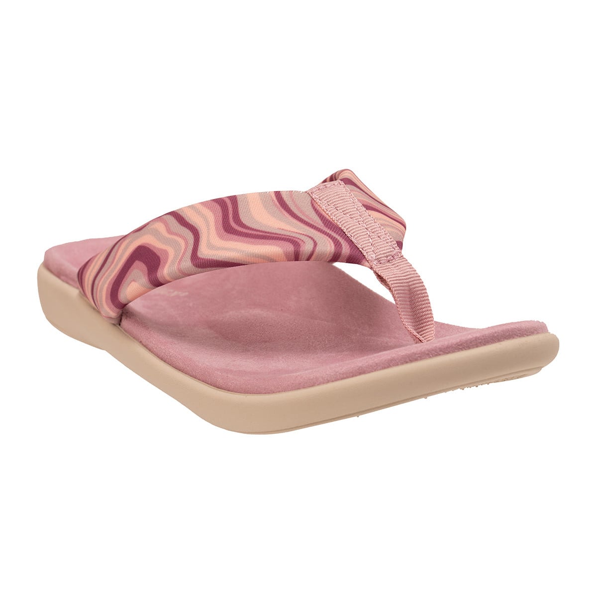 Revitalign Euphoria Fresh Women's Printed Flip-Flop Sandal - Creole Pink