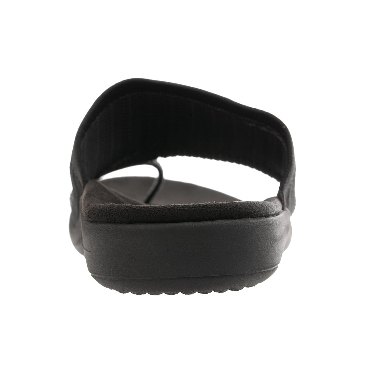 Revitalign Evelyn Serenity Women's Knit Toe Loop Slide Sandal - Black