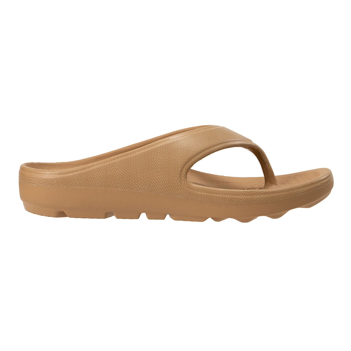 Revitalign Fusion Energy Print Women's Recovery Thong Sandal - Nougat