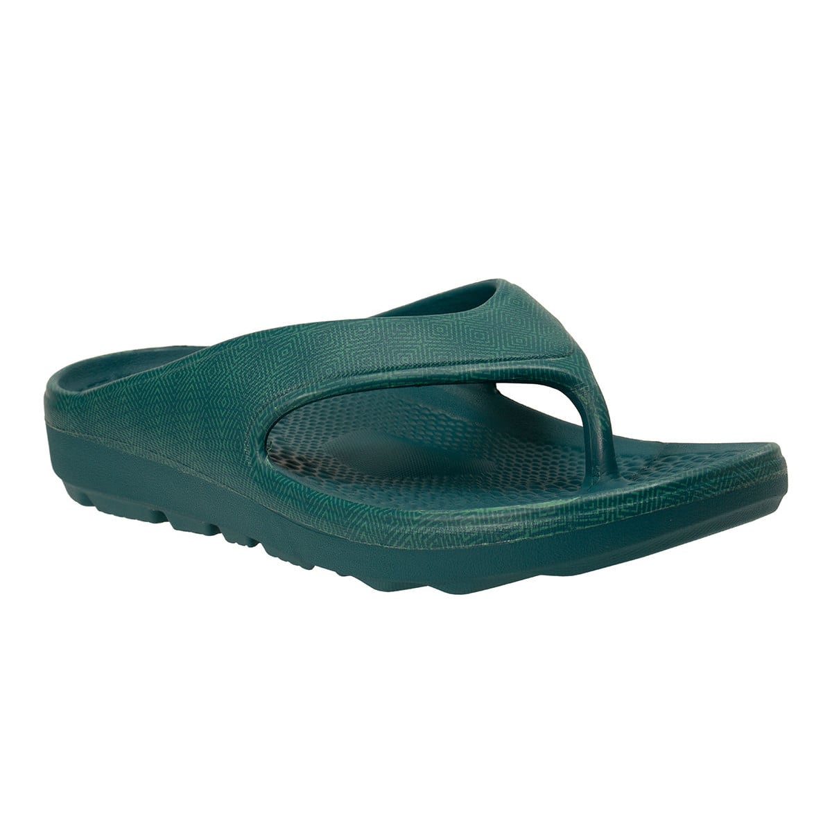 Revitalign Fusion Energy Print Women's Recovery Thong Sandal - Spruce Green