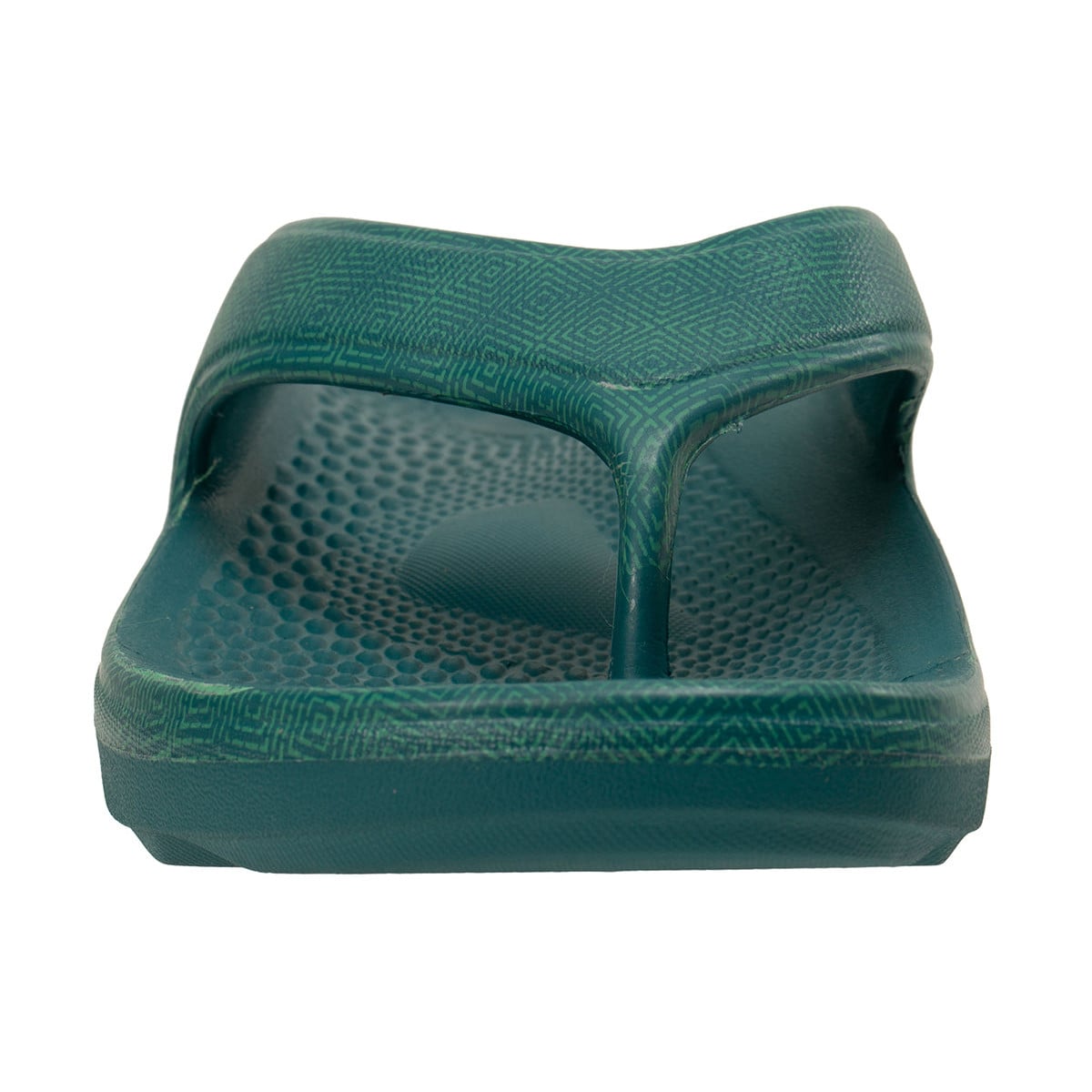 Revitalign Fusion Energy Print Women's Recovery Thong Sandal - Spruce Green