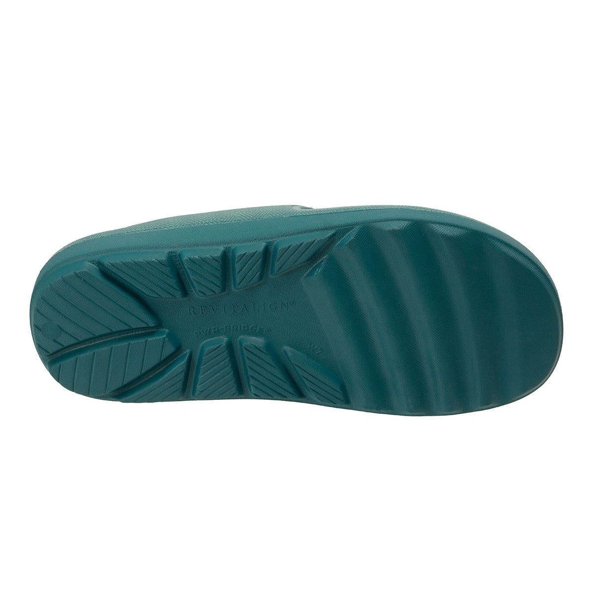 Revitalign Fusion Energy Print Women's Recovery Thong Sandal - Spruce Green